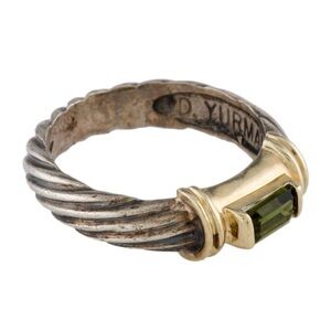David Yurman Green Gemstone Ring